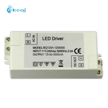 boqi CE SAA FCC 12v 5a 60w constant voltage led driver power supply for led mirror light